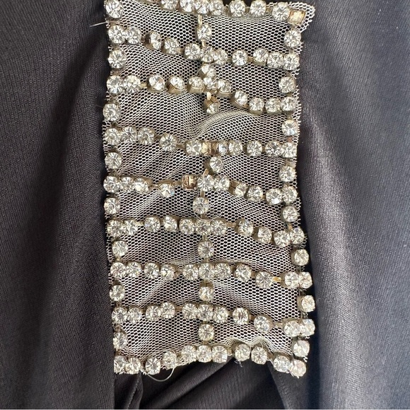 Jovani Black and Silver Dress with Sequin - Picture 5 of 12